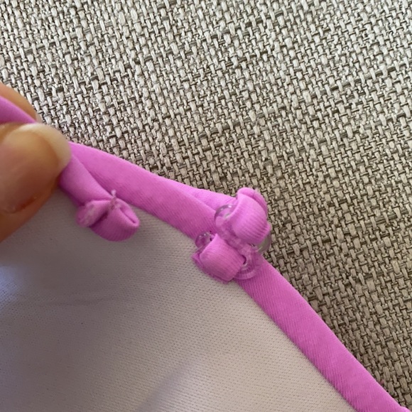 NWT strapless push-up bandeau swim top only missing hook on halter strap - Picture 3 of 3